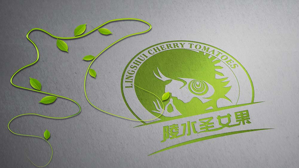 陵水圣女果標(biāo)志、包裝設(shè)計(jì)